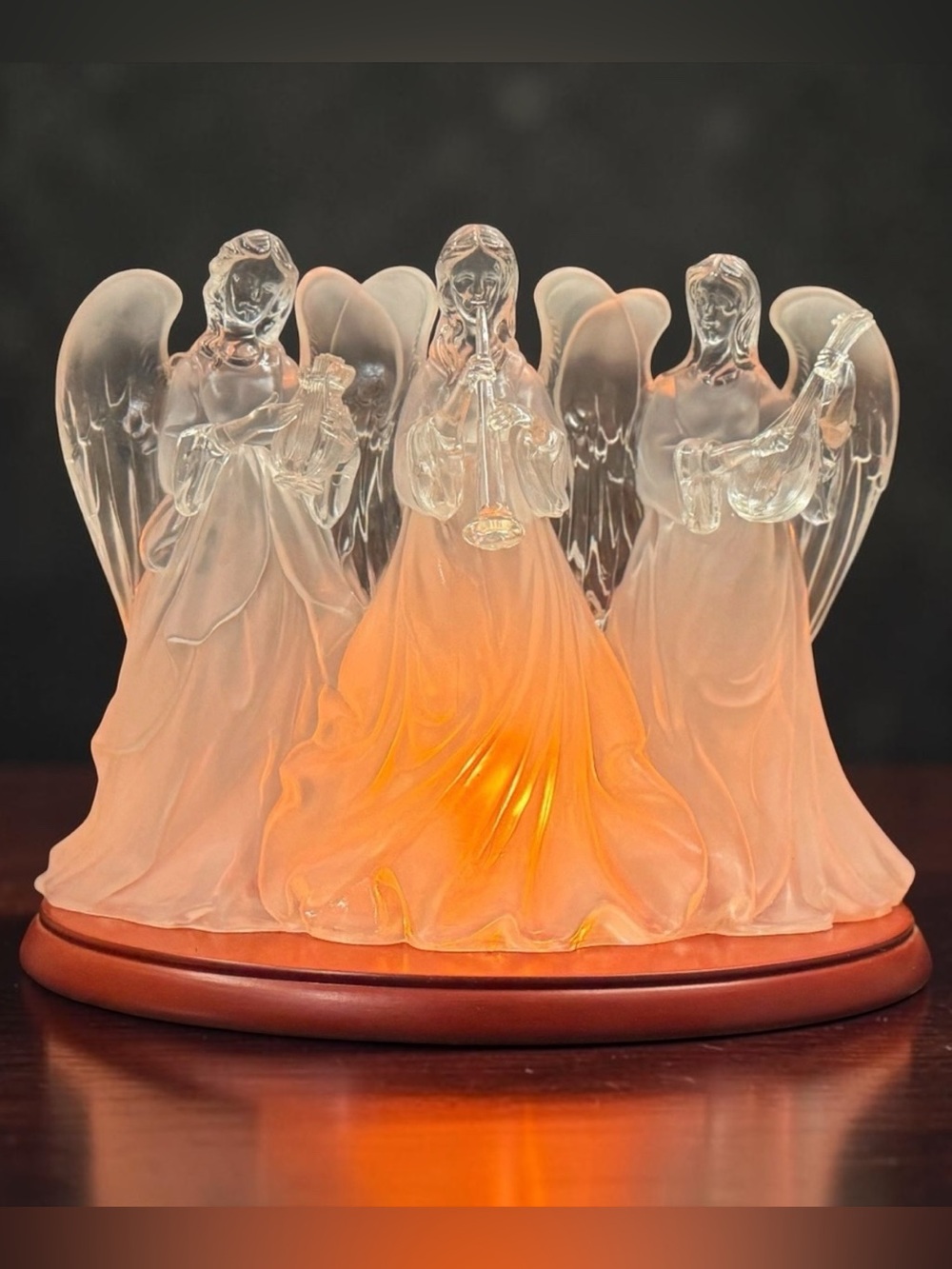 ROMAN, INC. Light Up Angels Playing Musical Instruments